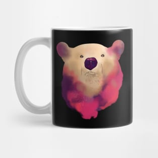 Cute Galactic Polar Bear Space Exploration Mug